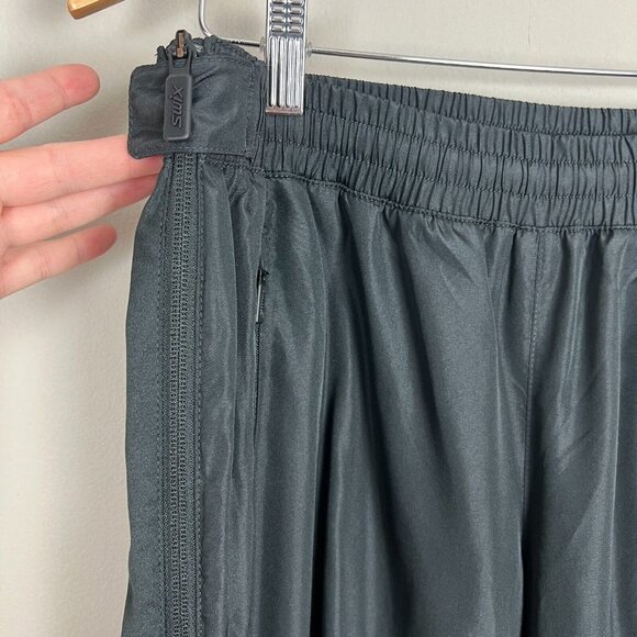 SWIX Universalx Pants Womens XL Black Tech Full Zip Leg Windpants Active 22666 - Picture 9 of 16